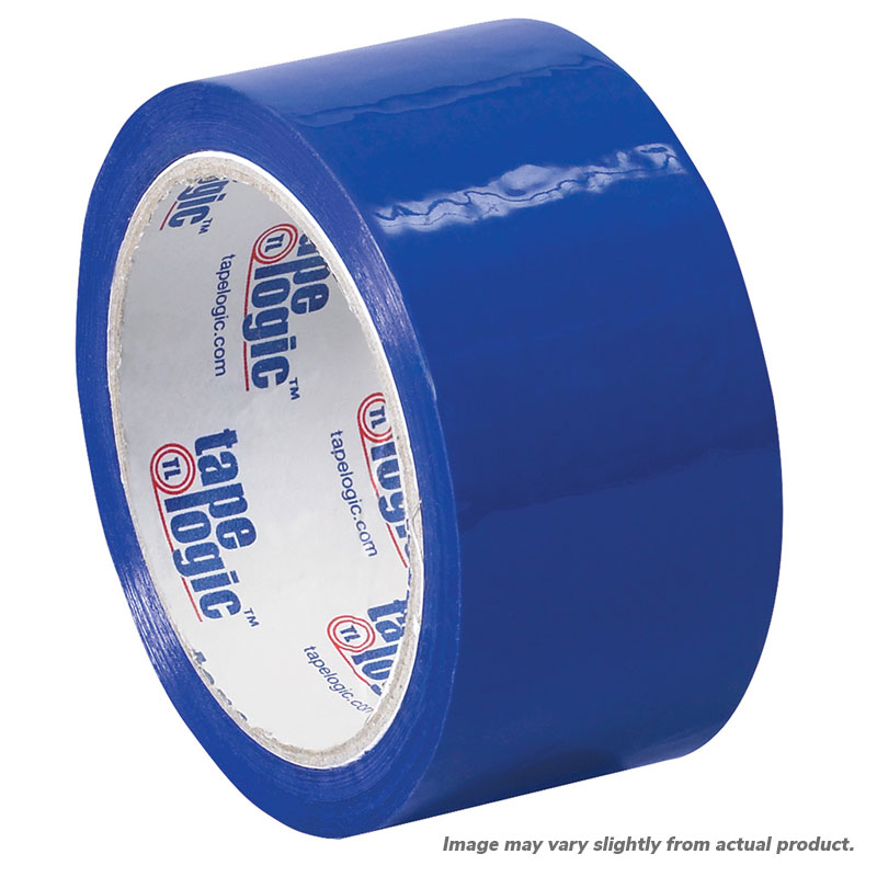 3" x 55 yds. Blue Carton Sealing Tape. 2.2 Mil. 6/Cs