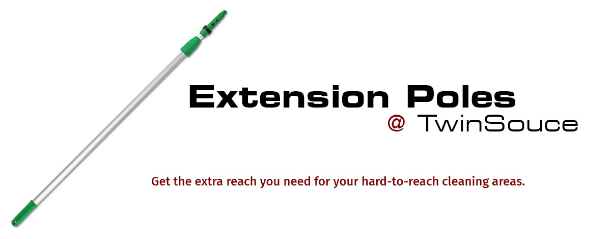 Get the reach you need with extension poles