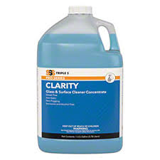 Clarity Glass & Surface Cleaner Concentrate, 1 Gallon, 4 Gal/Case